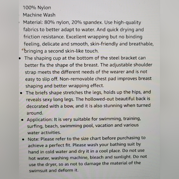 NWT SUPER HOT PUSH UP STRIPED SKINNY SLIMMING SWIM BATHING SUIT - Picture 4 of 6